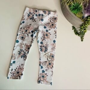 Bohemian aop floral toddler girl legging pants 24 months casual